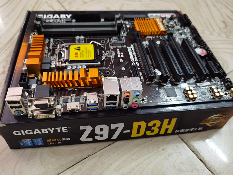 全新盒装主板gigabyte技嘉z97d3h支持1150ddr3内存主板