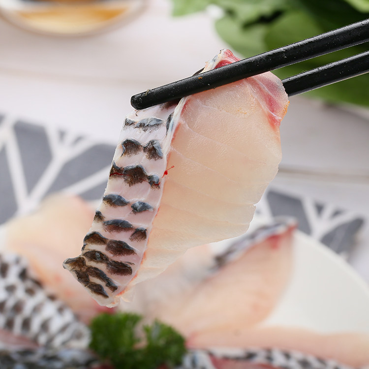 鱼片翔泰新鲜冷冻免浆200g生切罗非罗非鱼酸菜淡水鱼类
