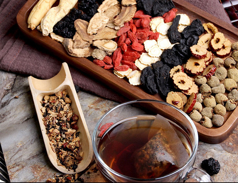 五宝茶养生茶八宝茶人参黄精枸杞茶熬夜男性男人肾精补品保健肾茶