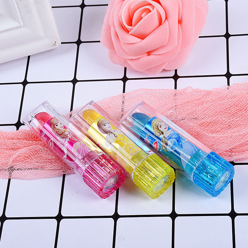 口红红糖儿童水果果味闪光造型唇膏网红趣味糖果