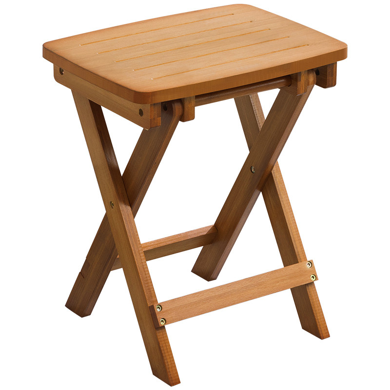 竹匠折叠凳子便携式家用实木户外椅换鞋凳小板凳折叠凳