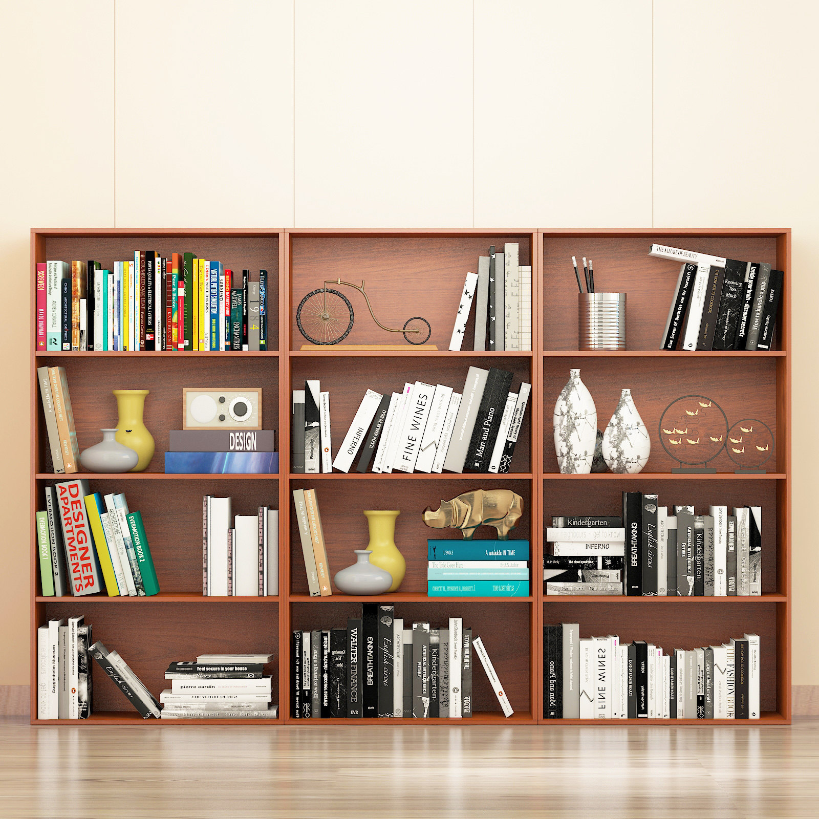 格子飘窗自由自由组组合简易书架落地书柜现代简约书架