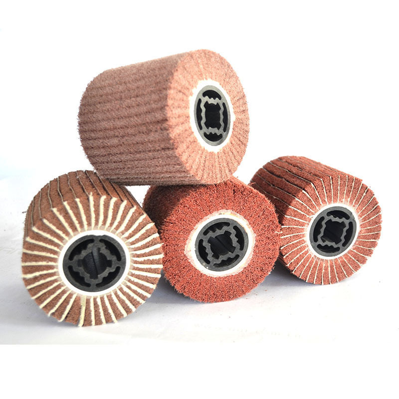 拉丝不锈钢抛光耐特打磨尼龙百洁布拉丝轮红红色抛光轮