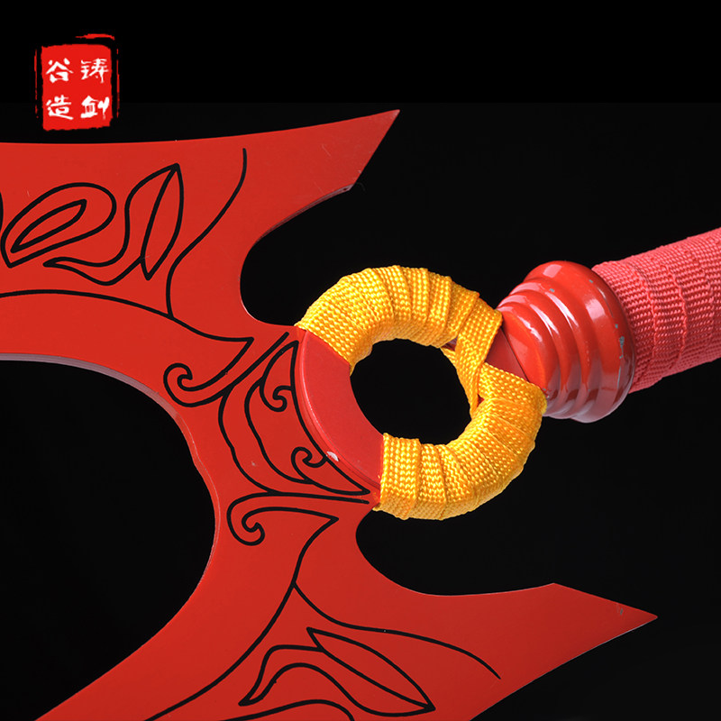 阿卡丽铸剑动漫禅杖86厘米暗影之拳武器未开开刃刀剑