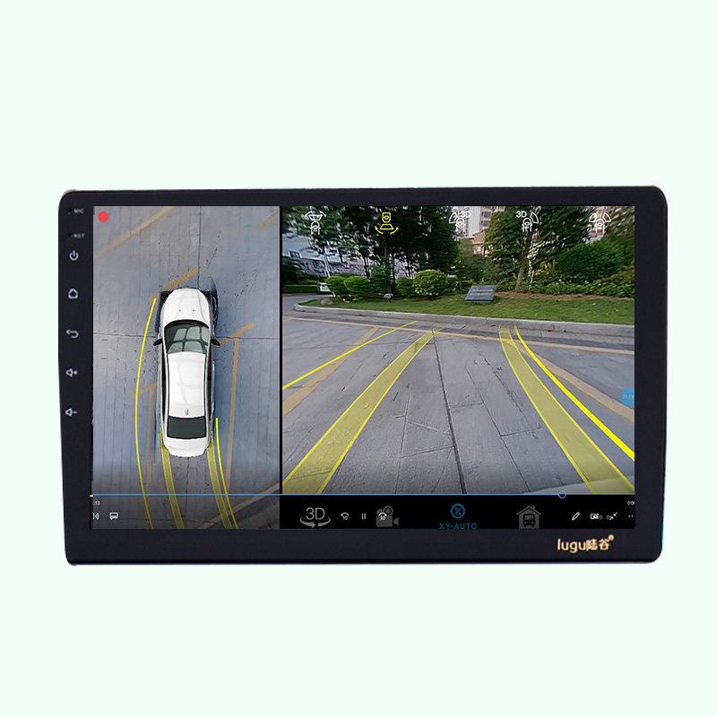 汽车360全景3d影像中控大屏倒车显示ar实景导航行车记录仪一体机