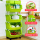 Kitchen racks on the floor to put vegetable baskets, multi-layer supplies, storage baskets, toy storage boxes, household supplies Kitchen racks on the floor to put vegetable baskets, multi-layer supplies, storage baskets, toy storage boxes, household supplies