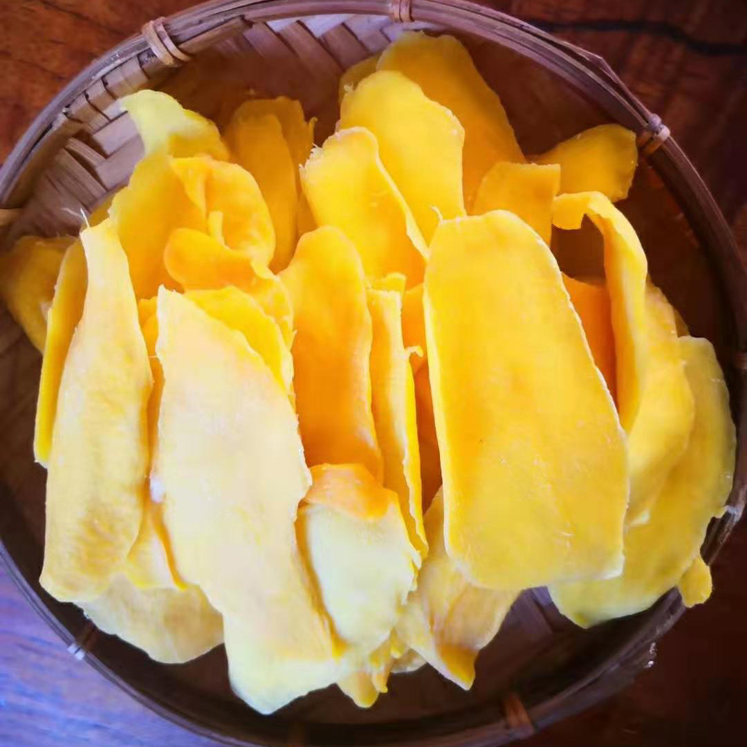 精品芒果干云南普原汁原味无添加手工果干果脯开胃芒果