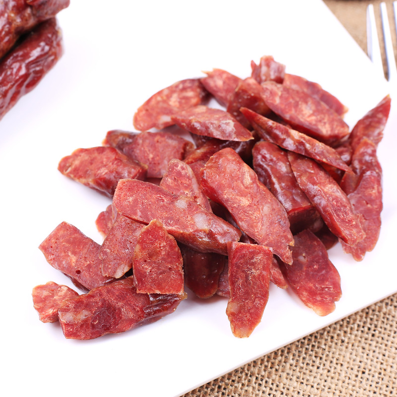 风干肠酒香肠腊肠正宗东北特产哈信诚零食小吃500*1真空塑封包邮