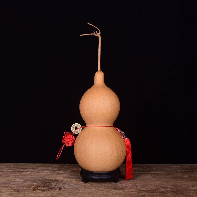 天然大小葫芦挂件家居客厅把文玩葫芦摆件办公室镇宅辟邪风水饰品