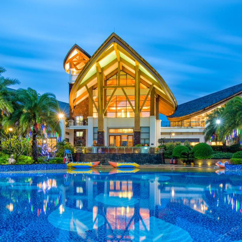 亲水泳道|清远英德宝墩湖湖山温泉度假村旅游网红酒店亲水泳道