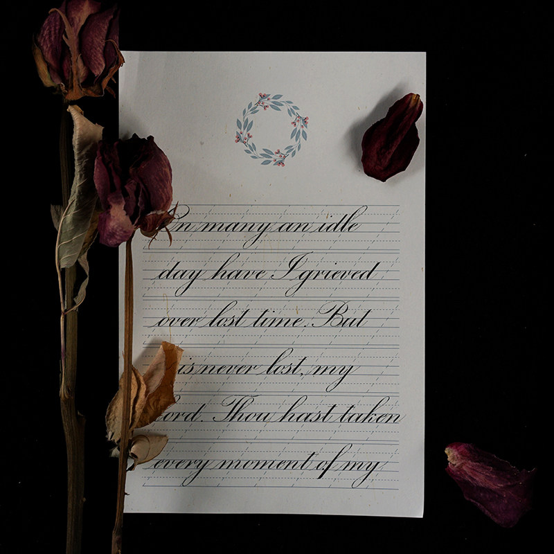 英文一起er高级质感英语笺纸书信情书浪漫信纸