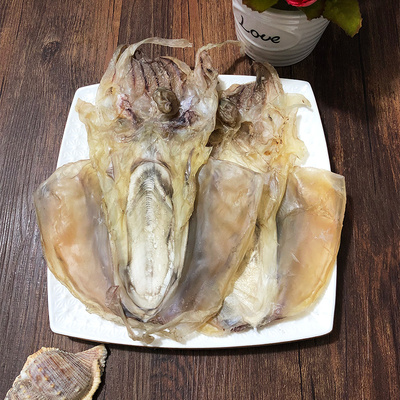 优质淡晒干目煲汤海鲜干货500克木鱼淡水乌贼淡干墨鱼干 原价118元