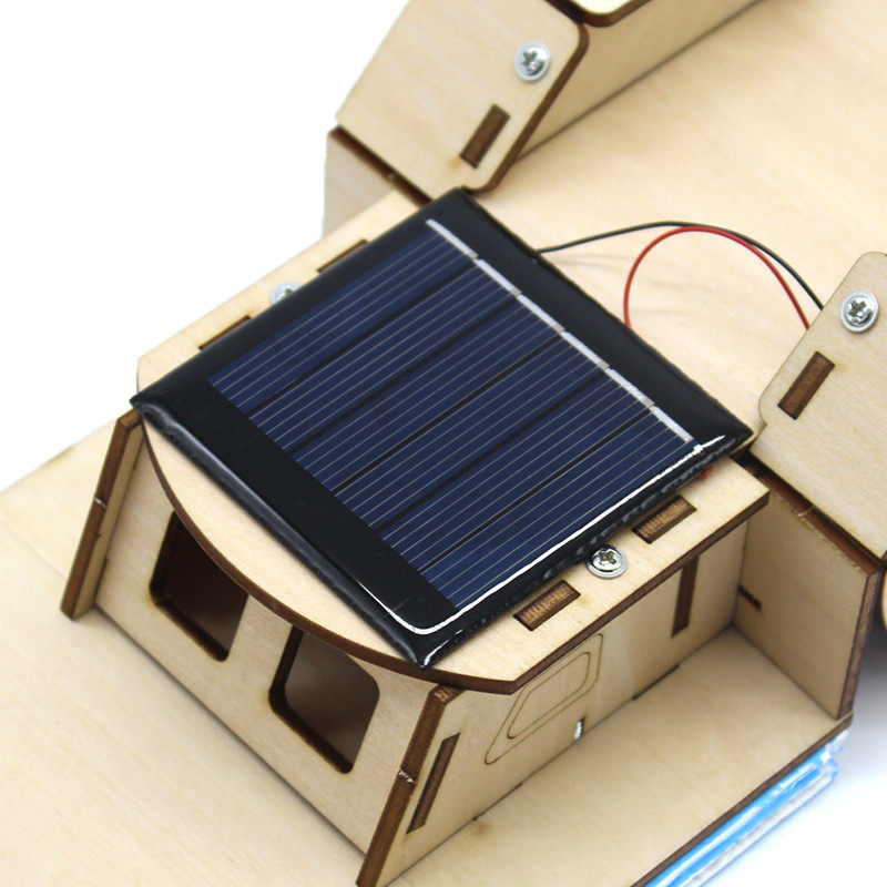 光伏小型发电手工手工制制作科技创新作品太阳能轮桨船科学实验
