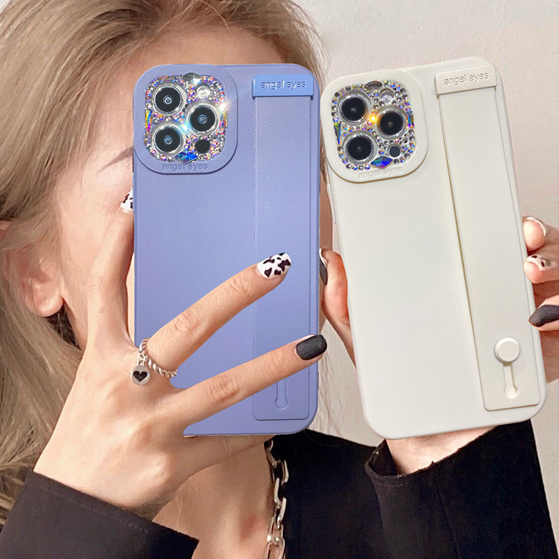 腕带时尚限量高档镜头全包硅胶12pro网红苹果手机保护套