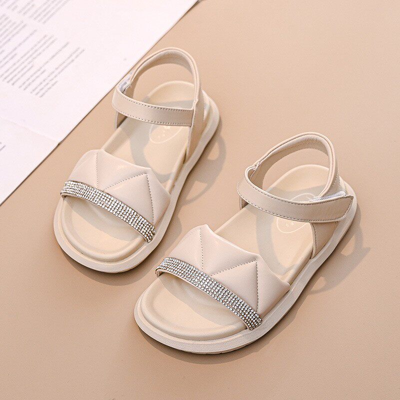 童鞋防滑沙滩一字夏天8女小孩凉鞋女孩子12岁凉鞋