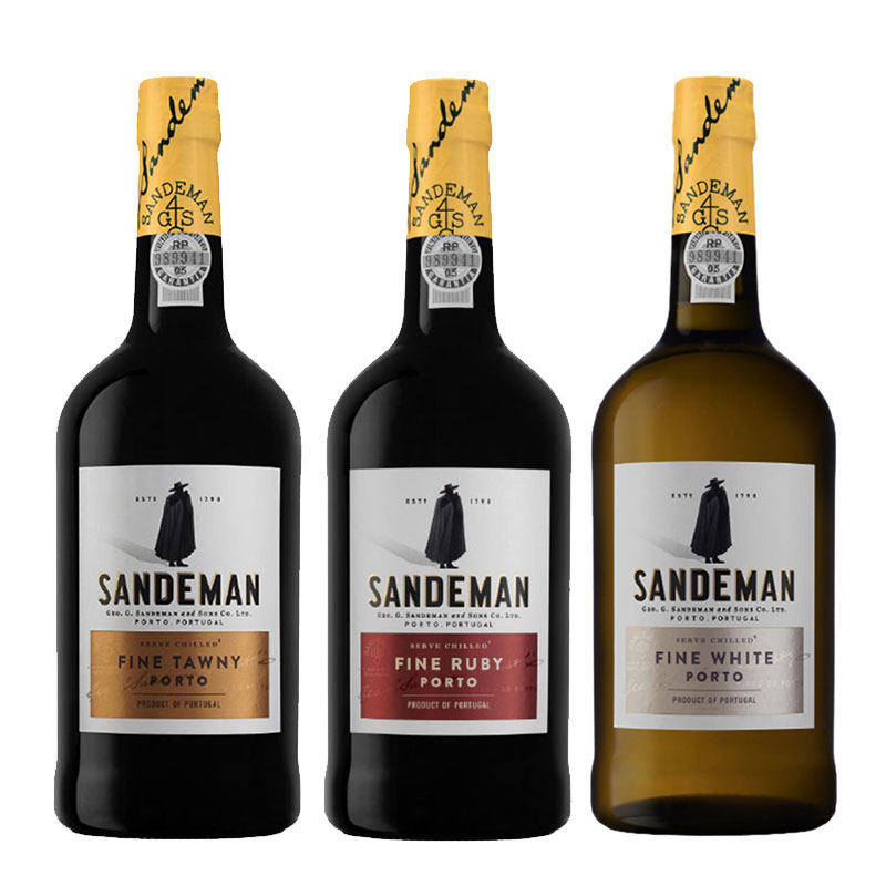 经典山地文波特酒全家福珍藏波特红白茶组合套装6瓶装