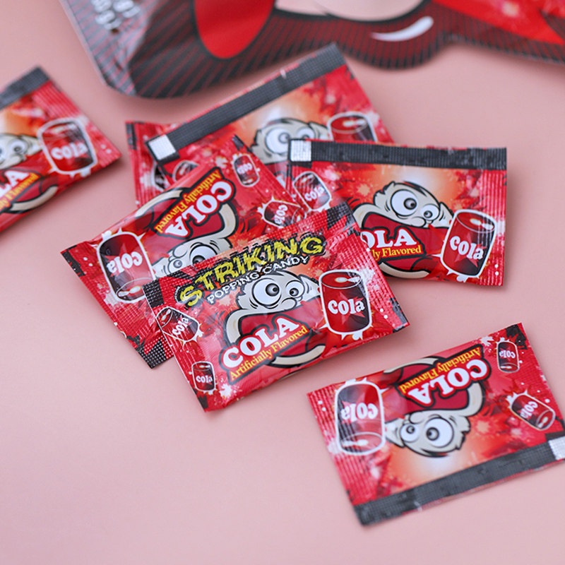 香港striking索劲爆炸草莓西瓜可乐乐味跳跳怀旧糖果