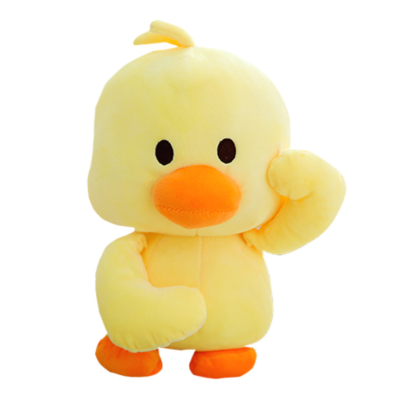 可爱网红抖音同款小黄鸭公仔毛绒玩具大号萌系鸭子毛绒