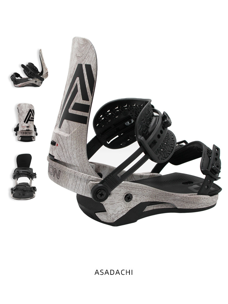 雪族雪具2223新款union滑雪单板固定器男款atlas固定器