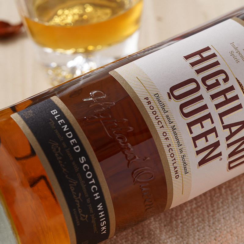 highlandqueen高地女王苏格兰进口波本桶混合调配威士忌威士忌
