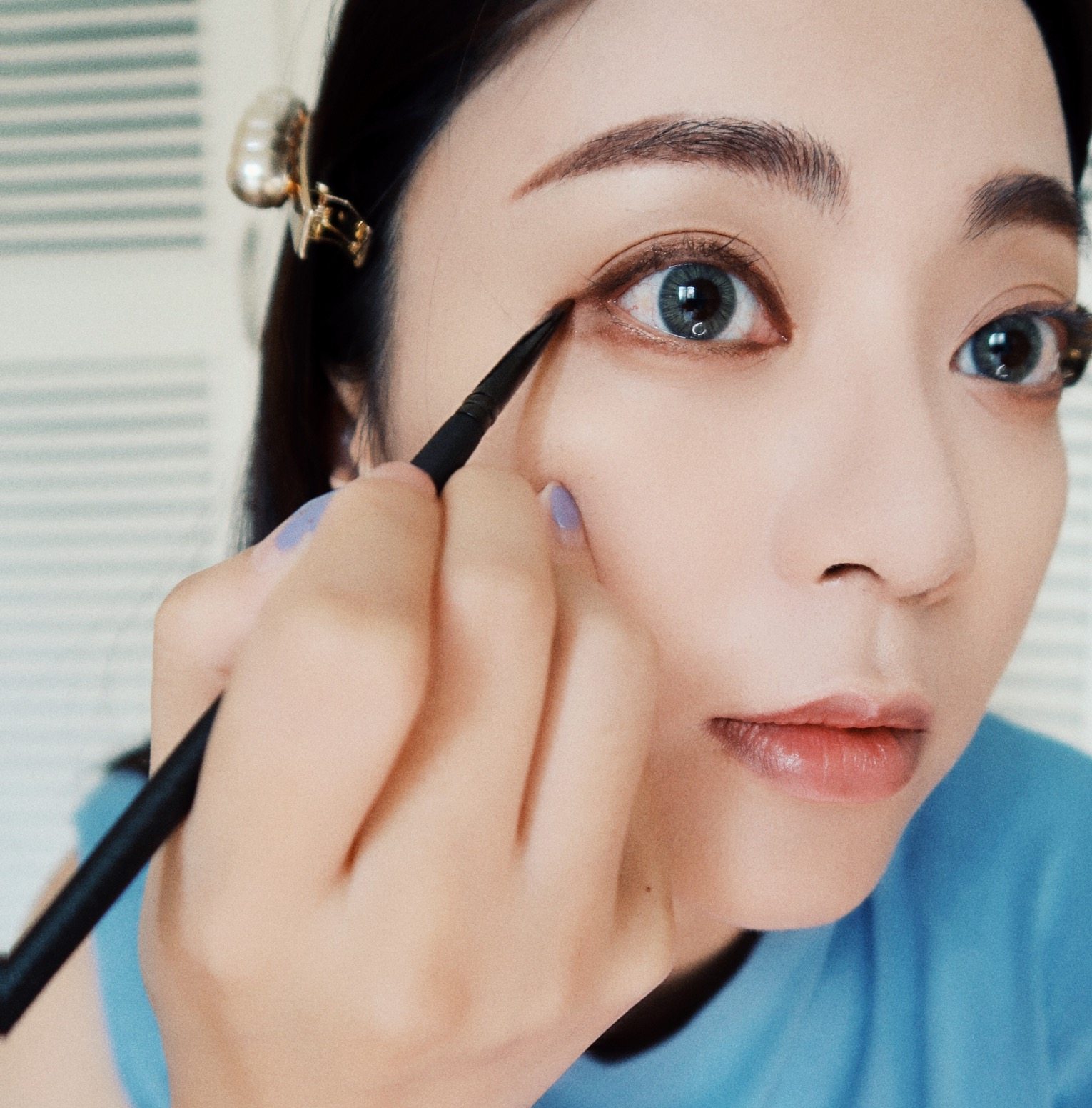 神奇女侠平角纤维毛极细眼线眼影勾勒晕染流畅易上手化妆刷