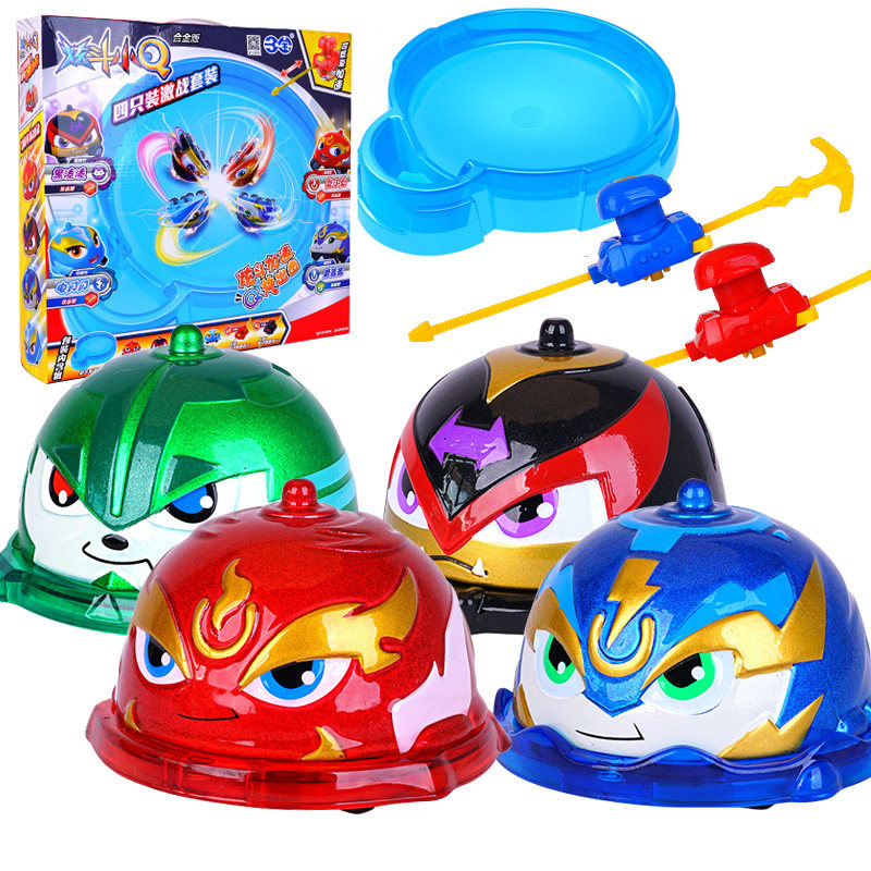 三宝套装儿童玩具男孩金酷轰轰雷轰轰宝炫小火陀螺游戏实物周边