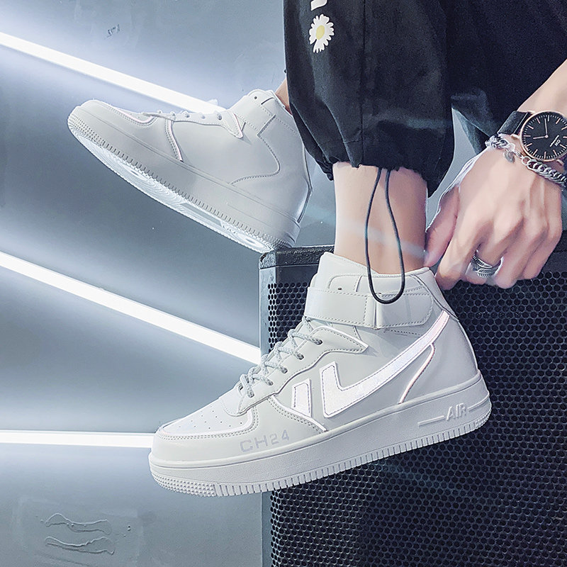 空军一号aj高帮学生加绒保暖休闲运动板鞋