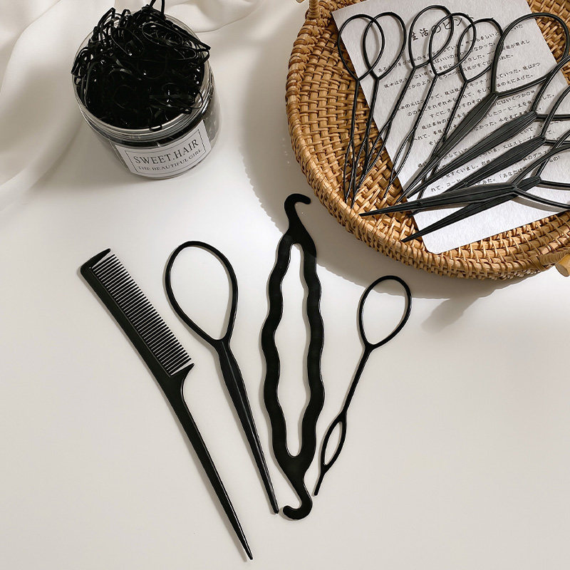 盘发神器儿童拉发针编发器发扎辫子工具女孩掏发发饰