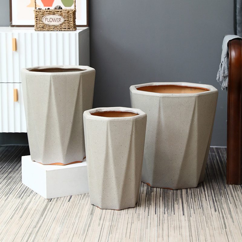 花盆特大号钱树包邮特价绿植陶瓷金钱树客厅庭院花盆