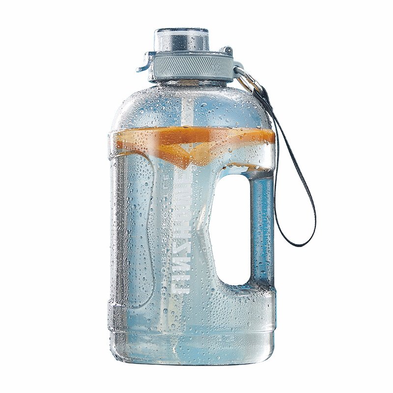 大容量水杯男士运动水壶男生健身水桶吨桶吨吸管太空杯