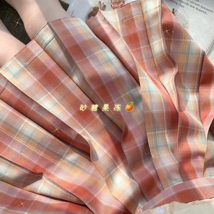 春日部砂糖果冻现货原创色格jk制服正统百褶学生校服