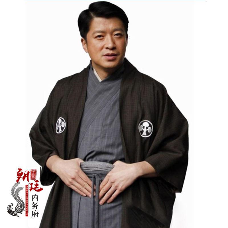 日本武士道日本人古装男士和服武士剑客客服书生民族服装