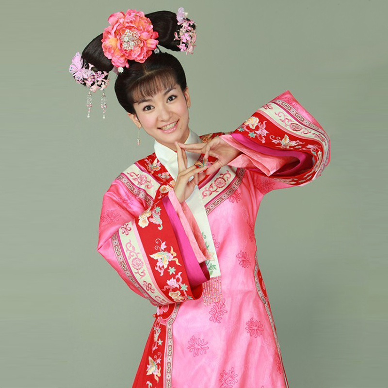 古装影视还珠格格小燕子同款清朝格格皇后妃子服满民族服装