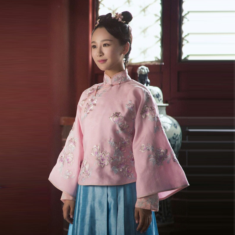 古装清朝影视龙珠传奇格格服满满族旗服皇后民族服装