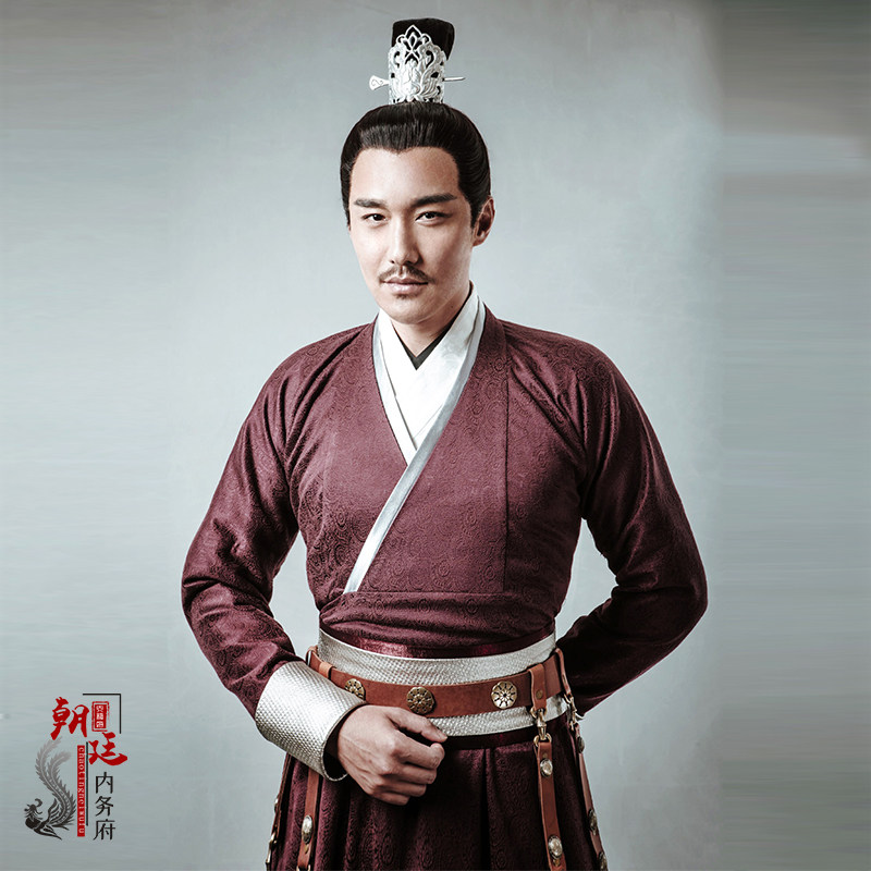 古装影视男汉唐朝大臣臣服老爷群演棉麻男剑民族服装