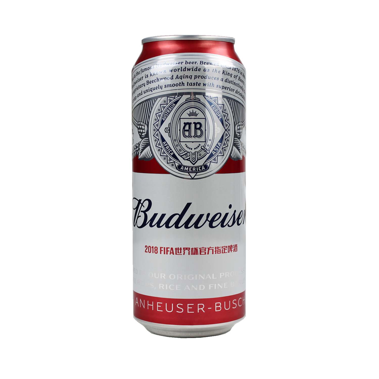 啤酒budweiser百威小麦醇正500ml5瓶大拉罐国产黄啤酒啤酒