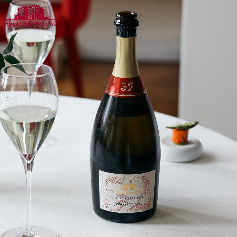 意大利原瓶进口起泡proseccosupdocgbrut52干型圣塔起泡及香槟葡萄酒