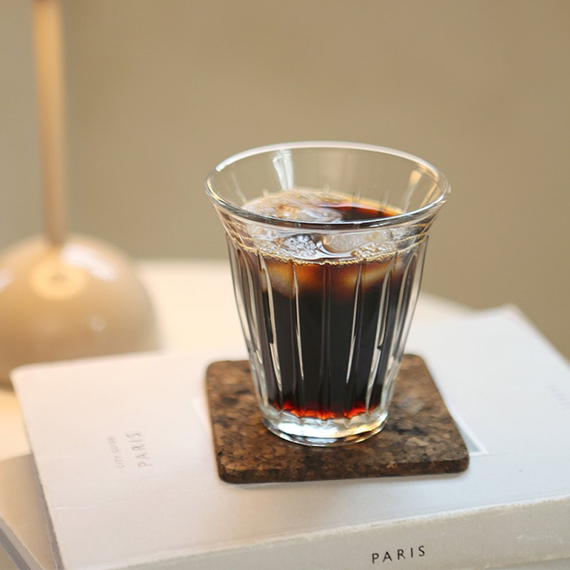 ins咖啡馆美式拿铁浓缩咖啡杯冷萃摩卡古典复古玻璃杯