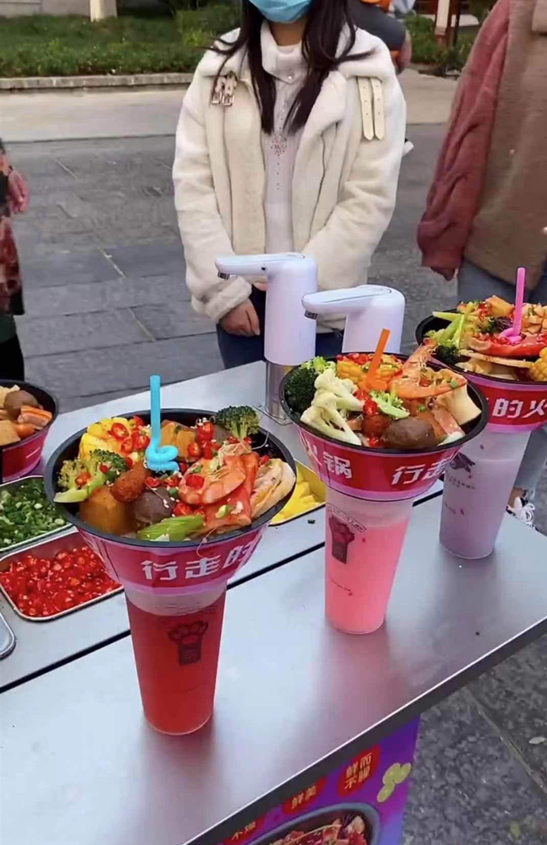 小车摆地摊小吃摆摊多功能立式美食车摆架展销速食火锅