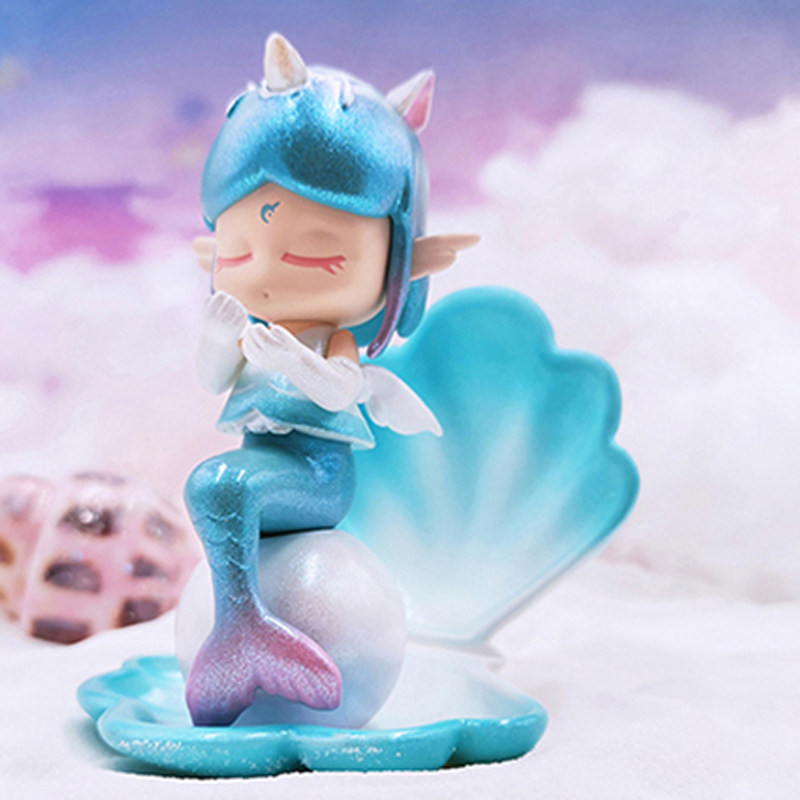 鲛人宫盲盒曼塔生肖太岁manta唐萌街美人鱼可爱摆件潮玩盲盒