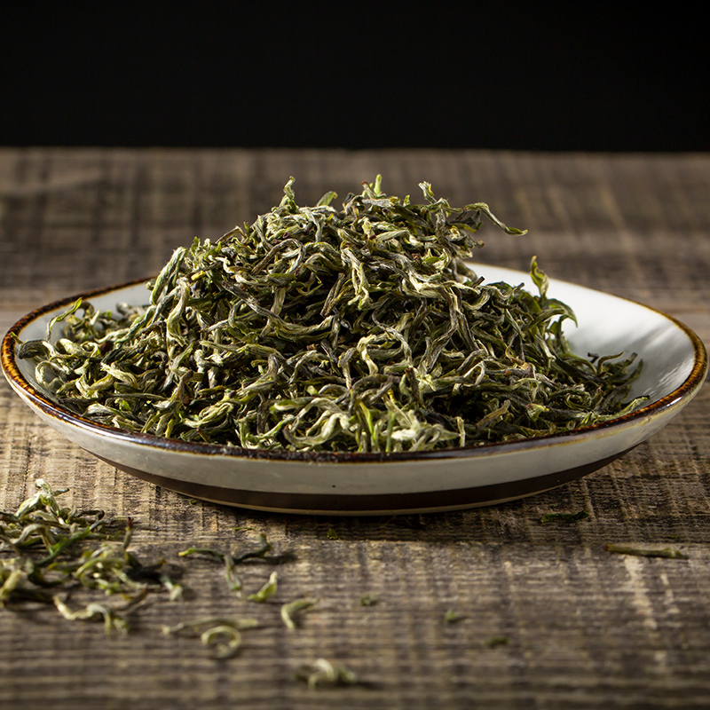 茶叶2020年新茶绿茶湖南特产宁乡沩山毛尖嫩芽特级烟熏茶散装250g