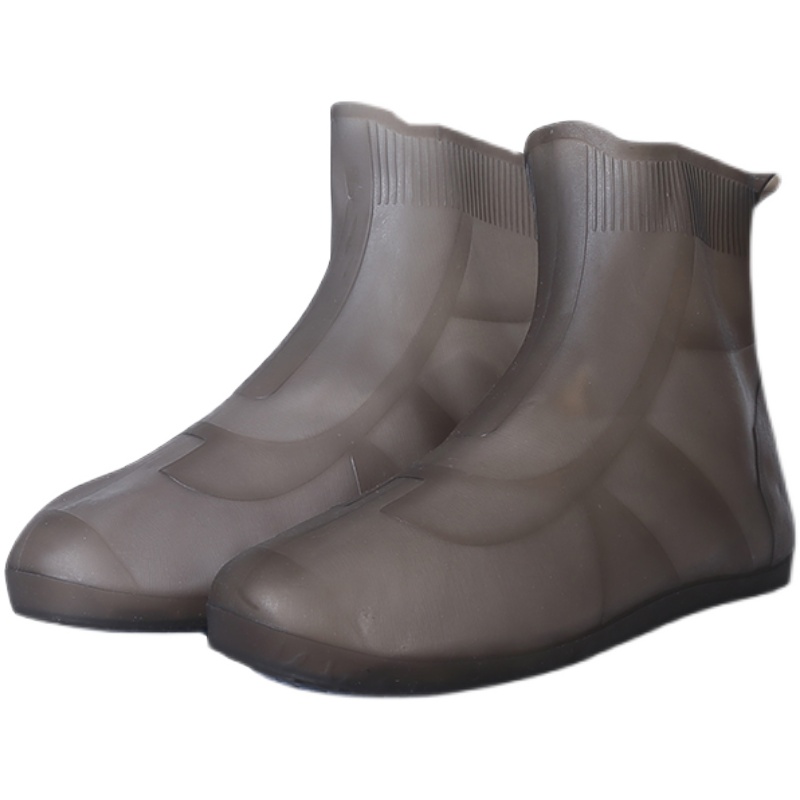 中筒硅胶鞋套防水防滑加厚耐磨雨天户外男式雨鞋