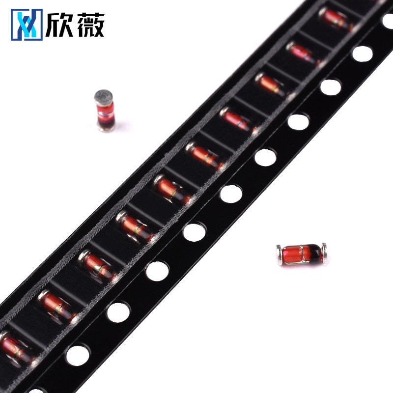 开关1n4148二极管inll4148sod123贴片1206丝印t4二极管