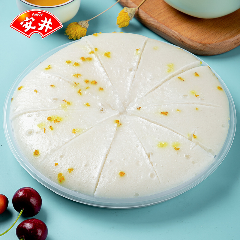 安井桂花糕免切点点心酒酿米白白糖发糕速冻包点