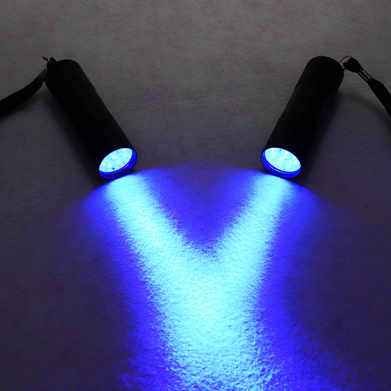 验钞紫光紫外线检测便携式荧光新版人民币手电筒小型验钞机