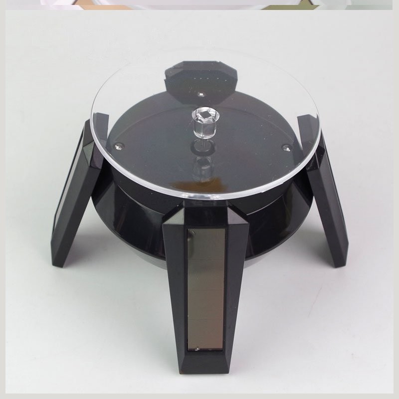 2019底座转盘珠宝玉器陈列太阳能核桃文玩手镯首饰展示架