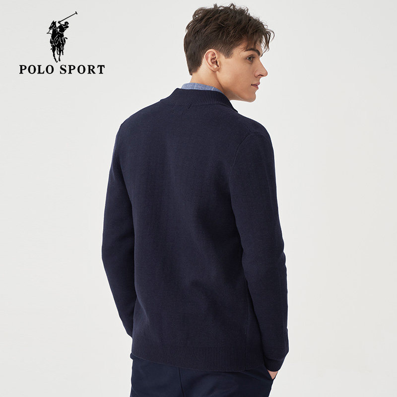 polosport保罗羊毛衫拉链开衫针织衫外套毛衣休闲针织衫