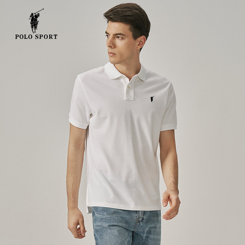 大淘人折扣商城 男装 polo sport保罗男士短袖polo衫纯棉商务t恤男