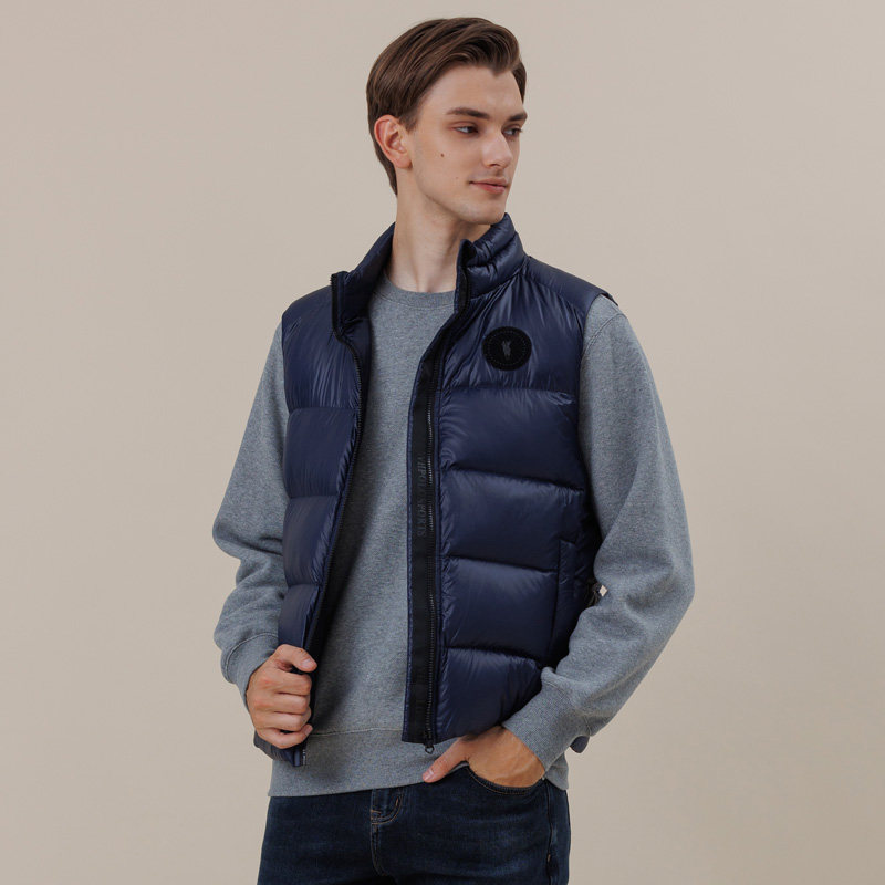 polo新品上衣鸭绒白鸭绒2022保罗马甲羽绒加厚背心