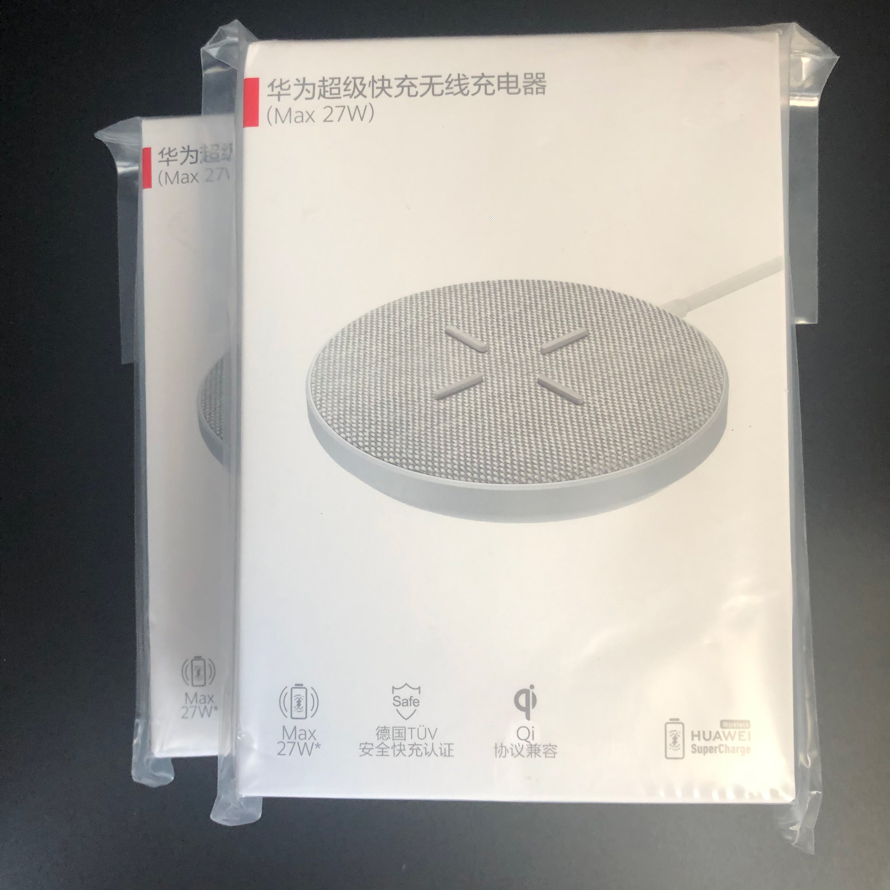 huawei华为27w无线充电器超级快充随放随充mate30promaxcp61手机充电